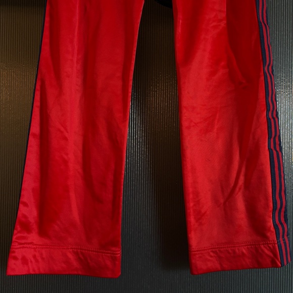 Vintage 80s Adidas ATP Tracksuit Set Size S/M Red Navy Jacket Pants Made in USA - Picture 6 of 9